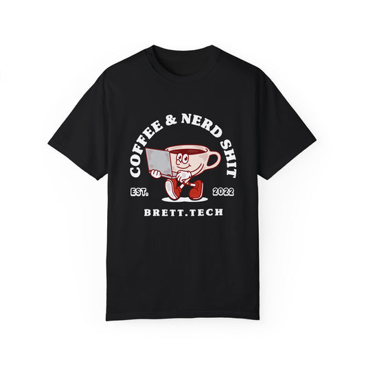 Coffee & Nerd Shit Cartoon Tee