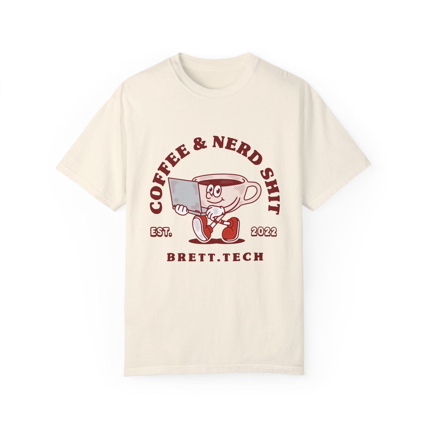 Coffee & Nerd Shit Cartoon Tee