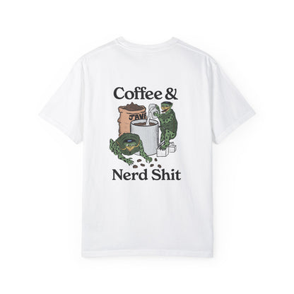 Coffee & Nerd Shit Tee [Back Print]